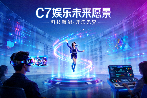 C7娱乐未来愿景概念图 - 展示科技与娱乐的结合